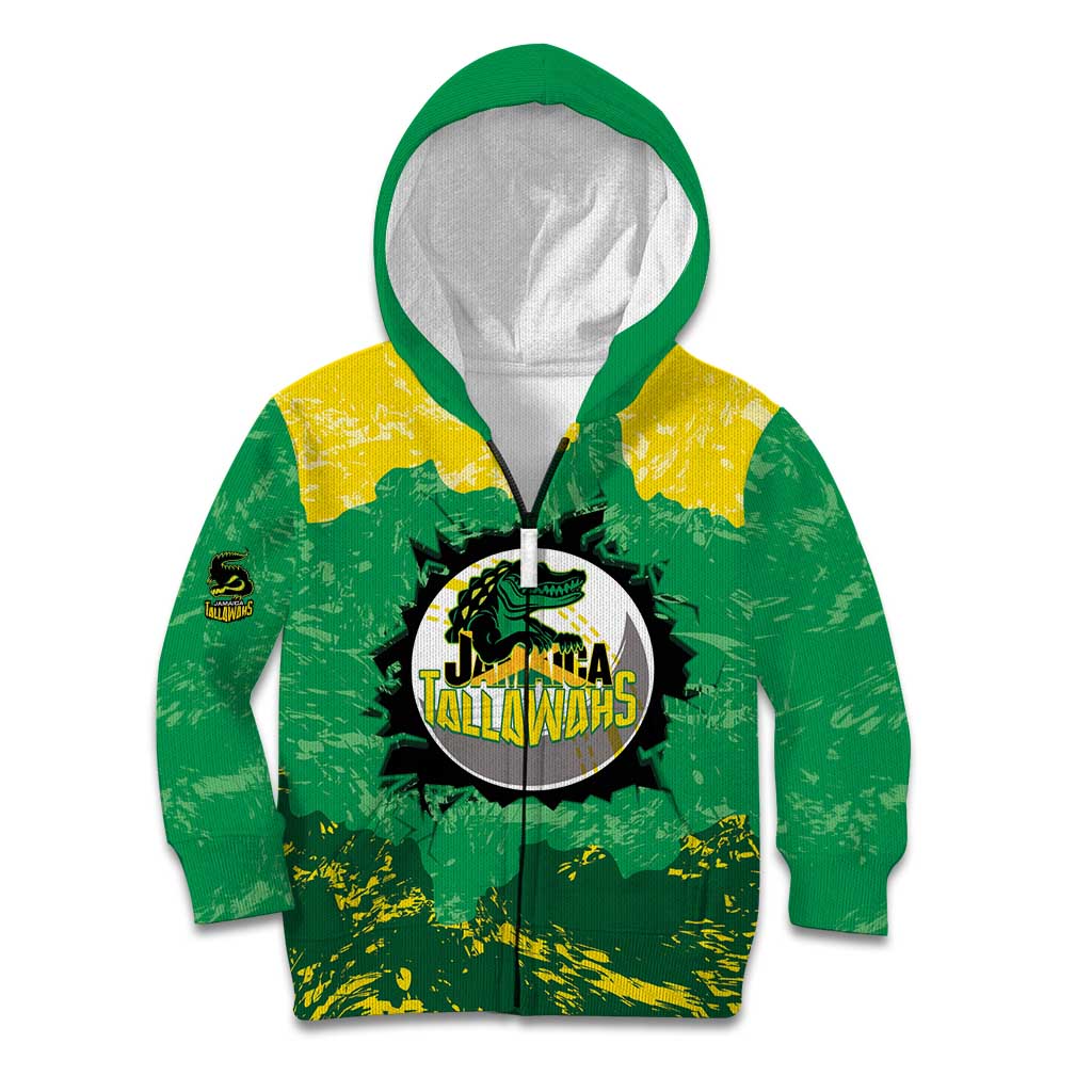 Custom Jamaica Cricket Kid Hoodie Go Champions Tallawahs Grunge Style