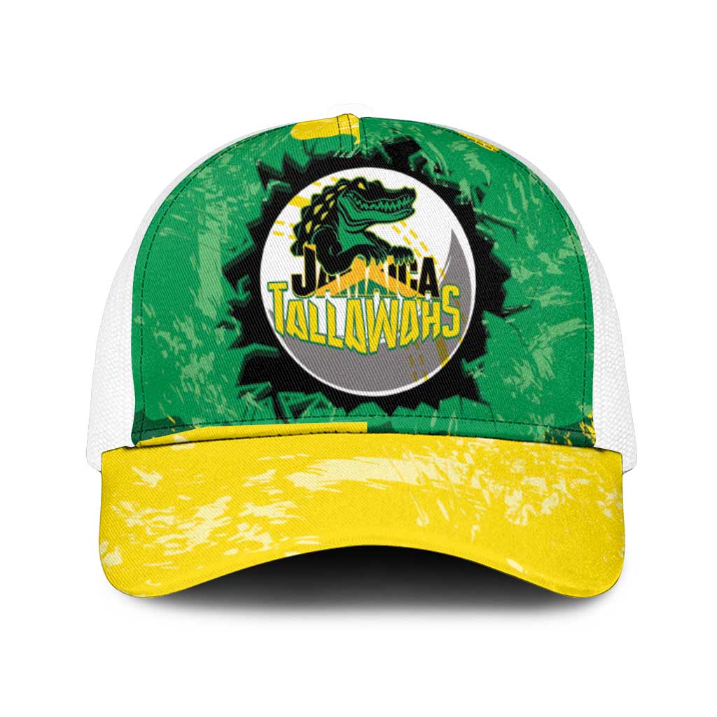 Jamaica Cricket Mesh Trucker Cap Go Champions Tallawahs Grunge Style - Wonder Print Shop
