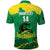 Custom Jamaica Cricket Polo Shirt Go Champions Tallawahs Grunge Style