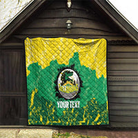 Custom Jamaica Cricket Quilt Go Champions Tallawahs Grunge Style