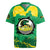 Custom Jamaica Cricket Rugby Jersey Go Champions Tallawahs Grunge Style