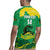 Custom Jamaica Cricket Rugby Jersey Go Champions Tallawahs Grunge Style