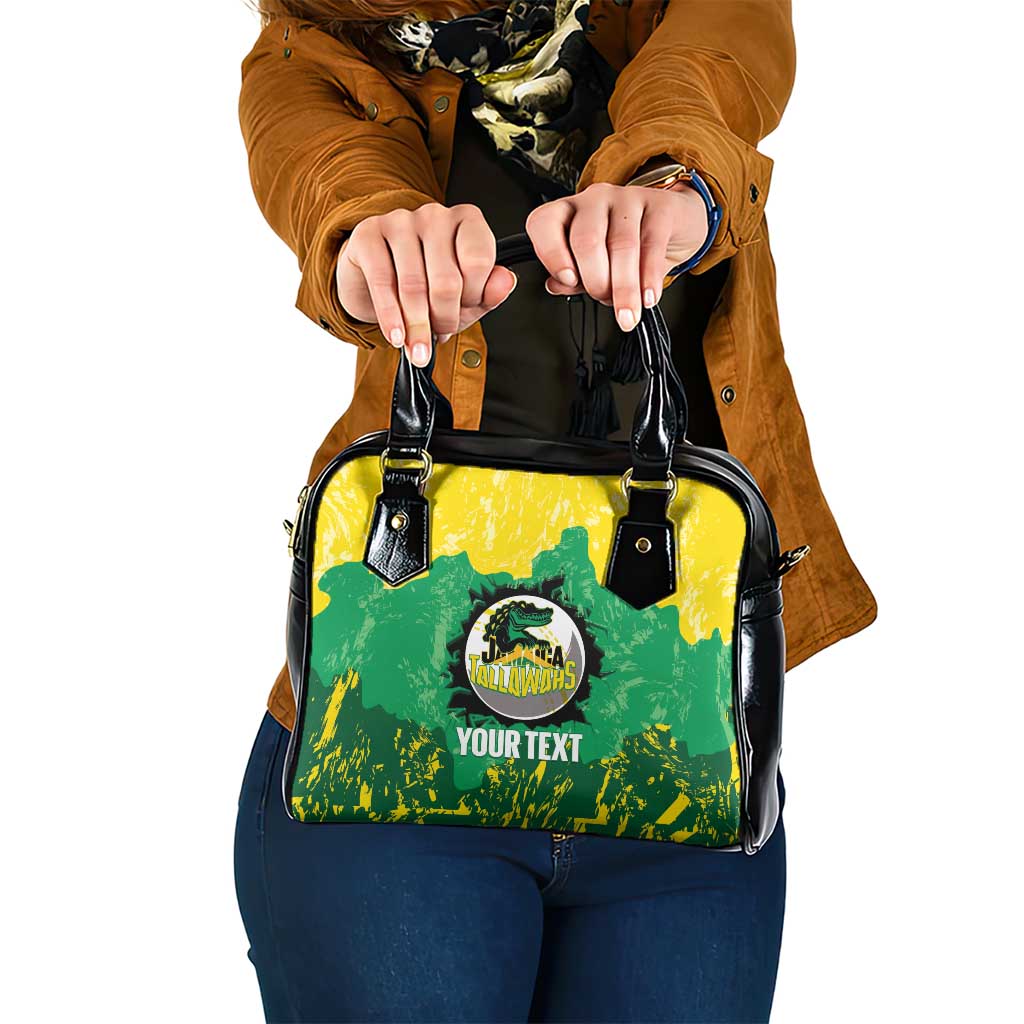 Custom Jamaica Cricket Shoulder Handbag Go Champions Tallawahs Grunge Style