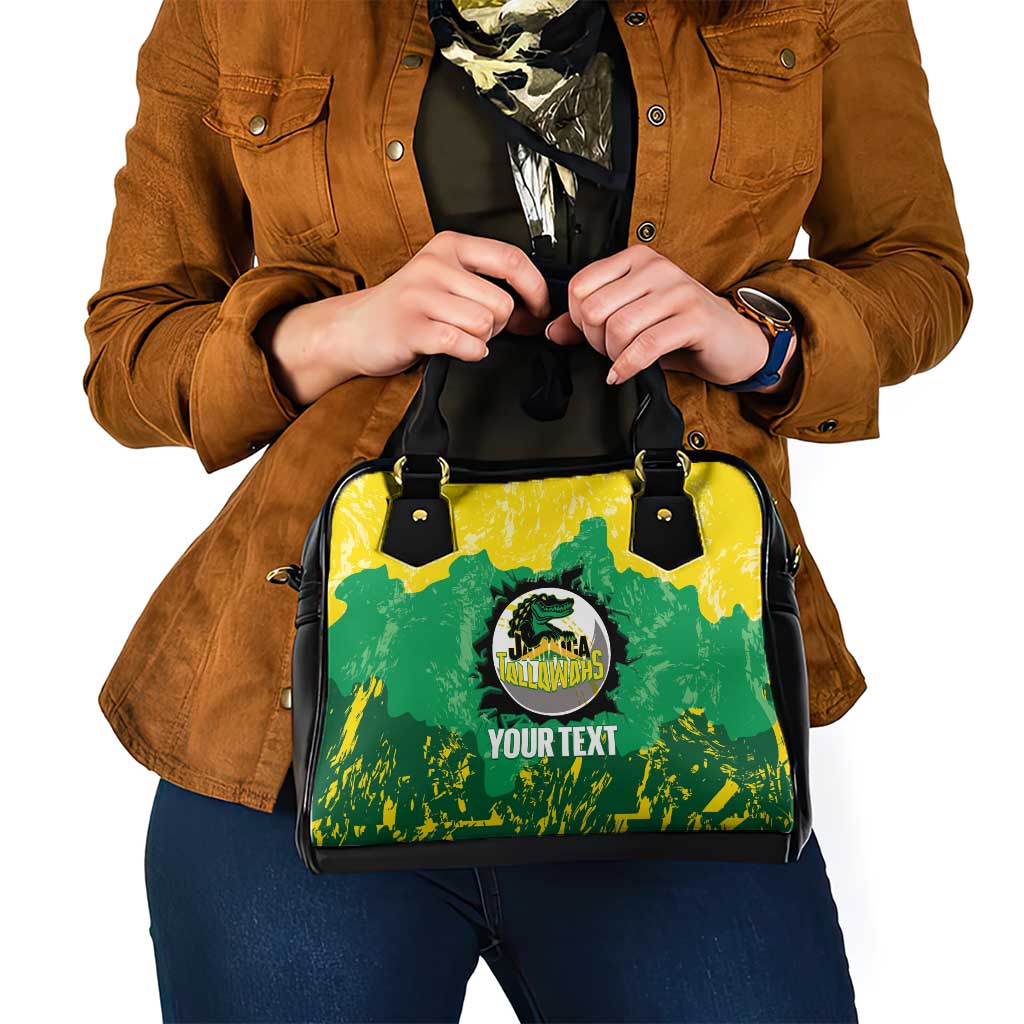 Custom Jamaica Cricket Shoulder Handbag Go Champions Tallawahs Grunge Style