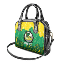 Custom Jamaica Cricket Shoulder Handbag Go Champions Tallawahs Grunge Style