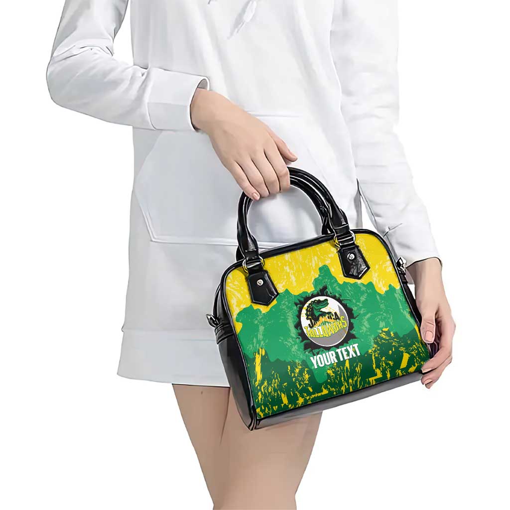 Custom Jamaica Cricket Shoulder Handbag Go Champions Tallawahs Grunge Style