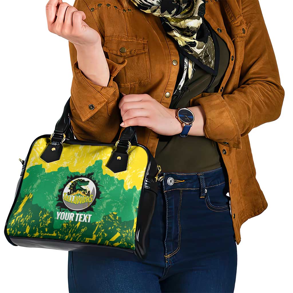 Custom Jamaica Cricket Shoulder Handbag Go Champions Tallawahs Grunge Style