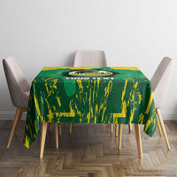 Custom Jamaica Cricket Tablecloth Go Champions Tallawahs Grunge Style