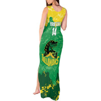 Custom Jamaica Cricket Tank Maxi Dress Go Champions Tallawahs Grunge Style