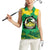 Custom Jamaica Cricket Women Sleeveless Polo Shirt Go Champions Tallawahs Grunge Style