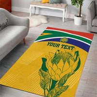 Custom South Africa Cricket Area Rug Go Champions World Cup Proteas - Wonder Print Shop