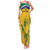 Custom South Africa Cricket Family Matching Tank Maxi Dress and Hawaiian Shirt Go Champions World Cup Proteas - Wonder Print Shop