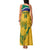 Custom South Africa Cricket Family Matching Tank Maxi Dress and Hawaiian Shirt Go Champions World Cup Proteas - Wonder Print Shop