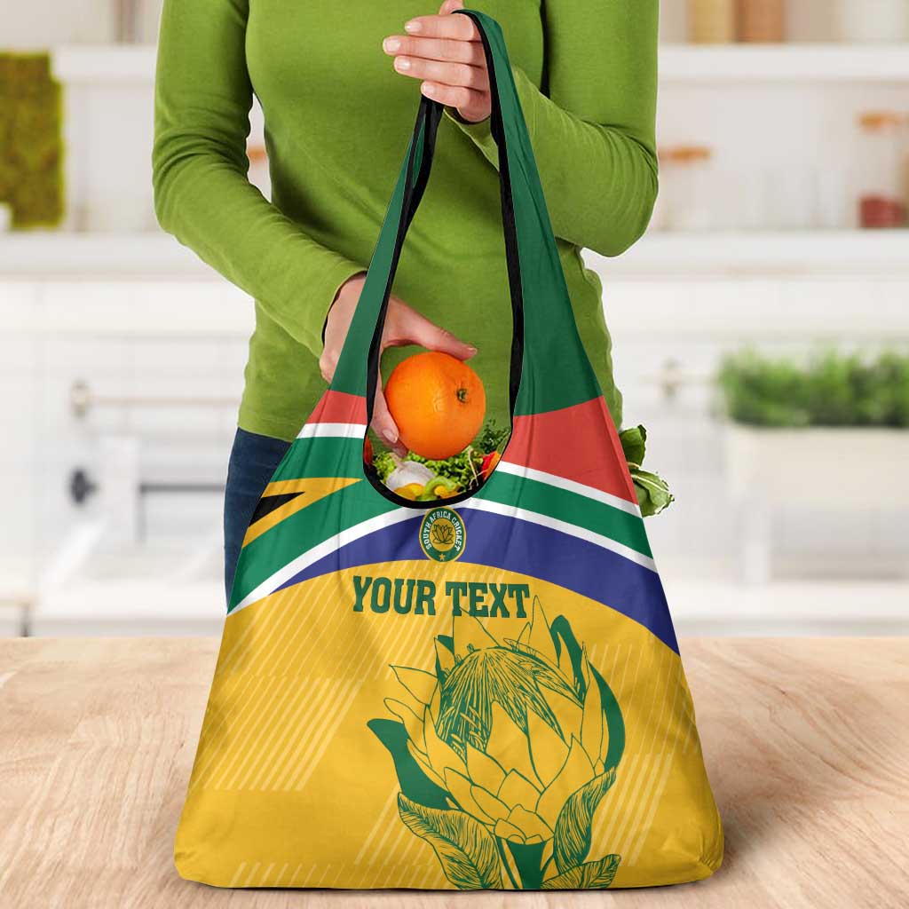 Custom South Africa Cricket Grocery Bag Go Champions World Cup Proteas