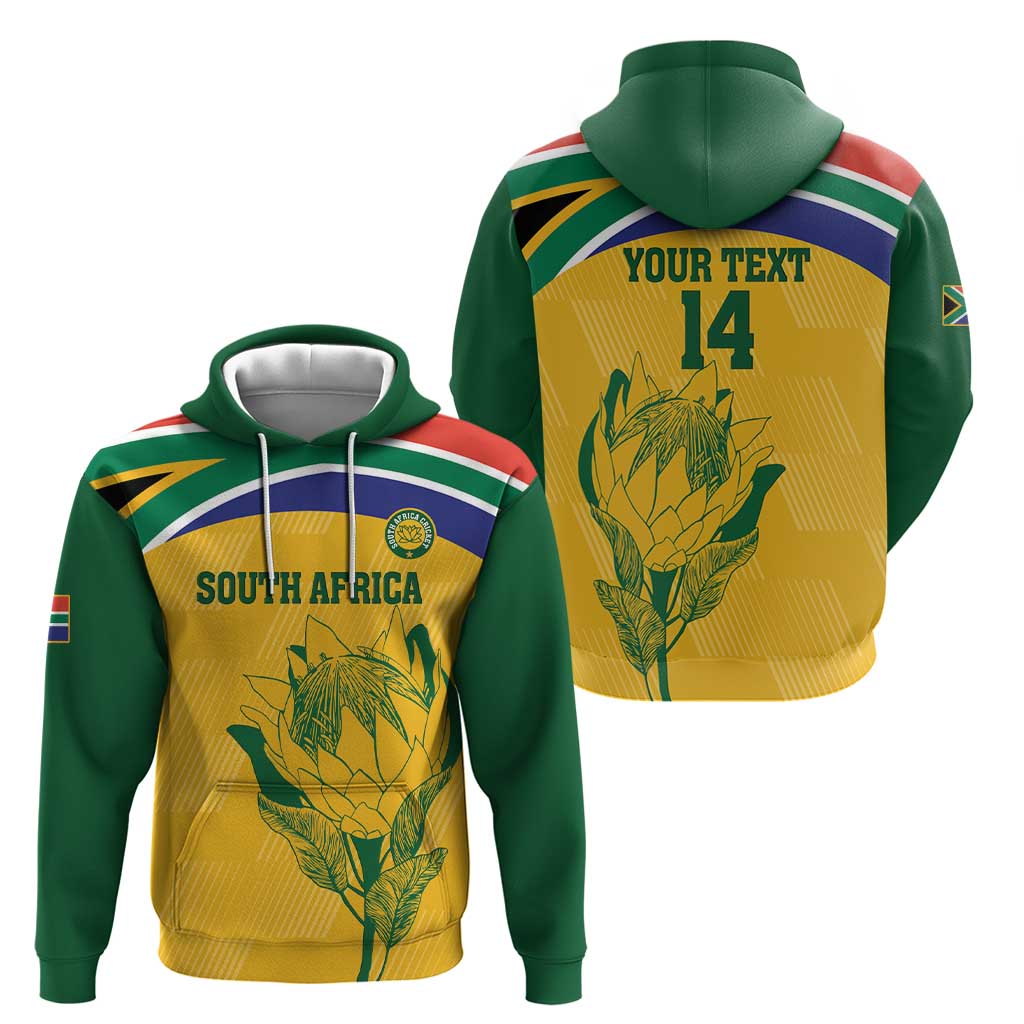 Custom South Africa Cricket Hoodie Go Champions World Cup Proteas - Wonder Print Shop