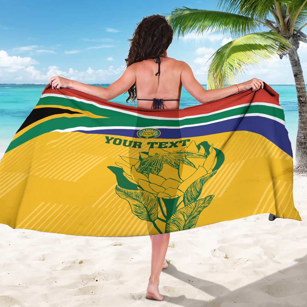 Custom South Africa Cricket Sarong Go Champions World Cup Proteas - Wonder Print Shop