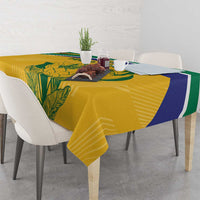 Custom South Africa Cricket Tablecloth Go Champions World Cup Proteas - Wonder Print Shop