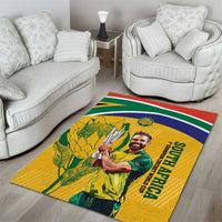 South Africa Cricket Area Rug 1st Champions World Cup Proud Of Our Boys - Wonder Print Shop