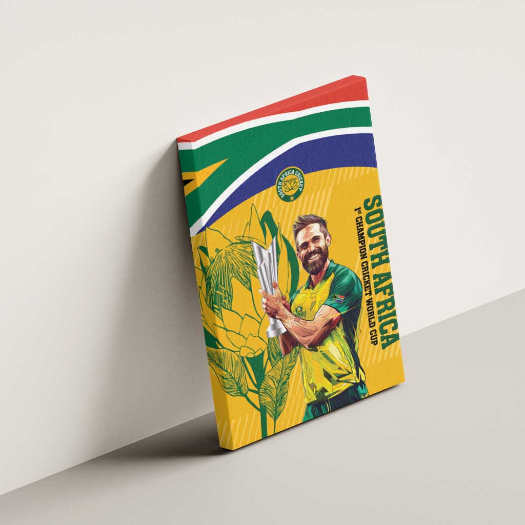 South Africa Cricket Canvas Wall Art 1st Champions World Cup Proud Of Our Boys - Wonder Print Shop