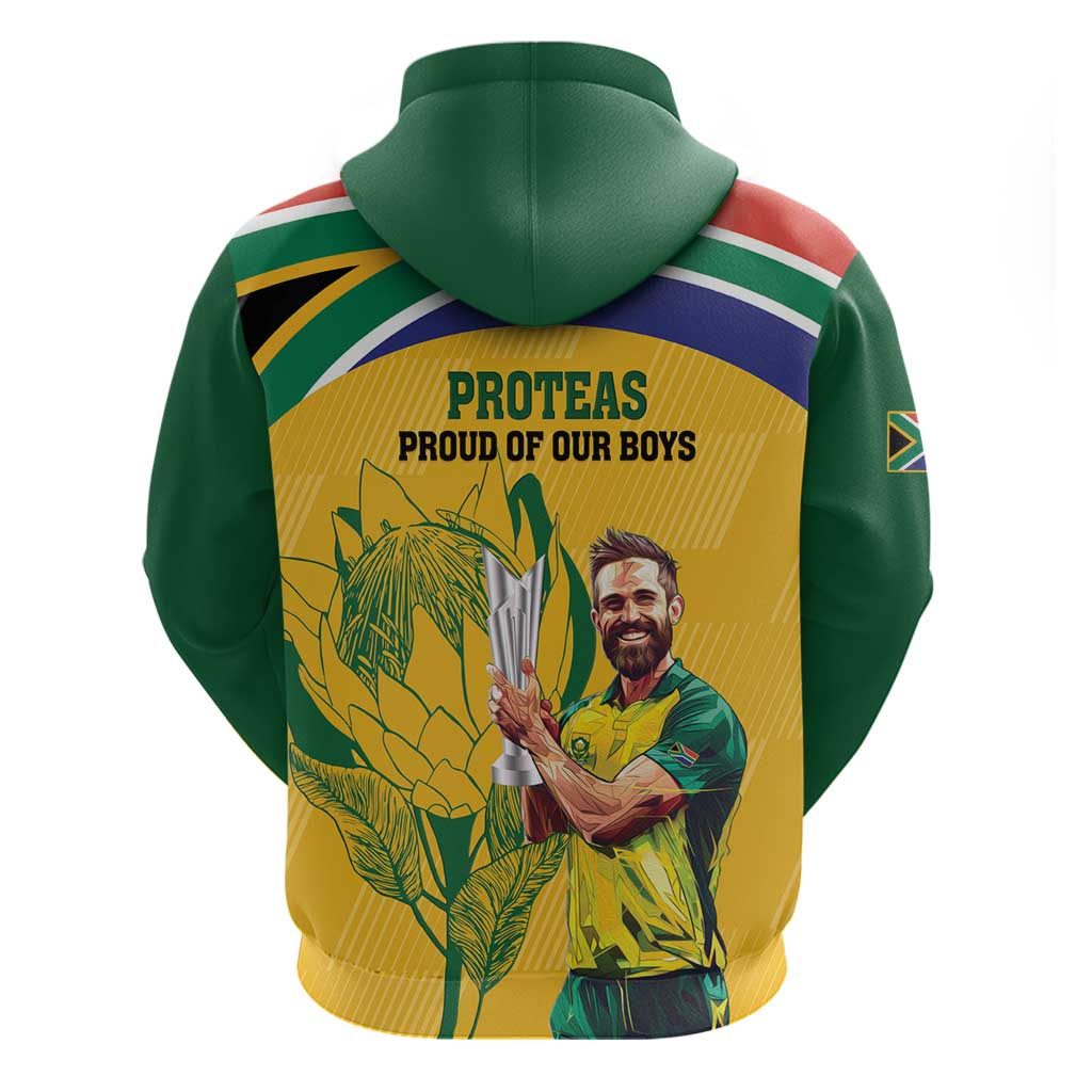 South Africa Cricket Hoodie 1st Champions World Cup Proud Of Our Boys - Wonder Print Shop