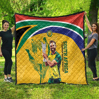 South Africa Cricket Quilt 1st Champions World Cup Proud Of Our Boys - Wonder Print Shop