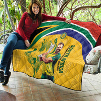 South Africa Cricket Quilt 1st Champions World Cup Proud Of Our Boys - Wonder Print Shop