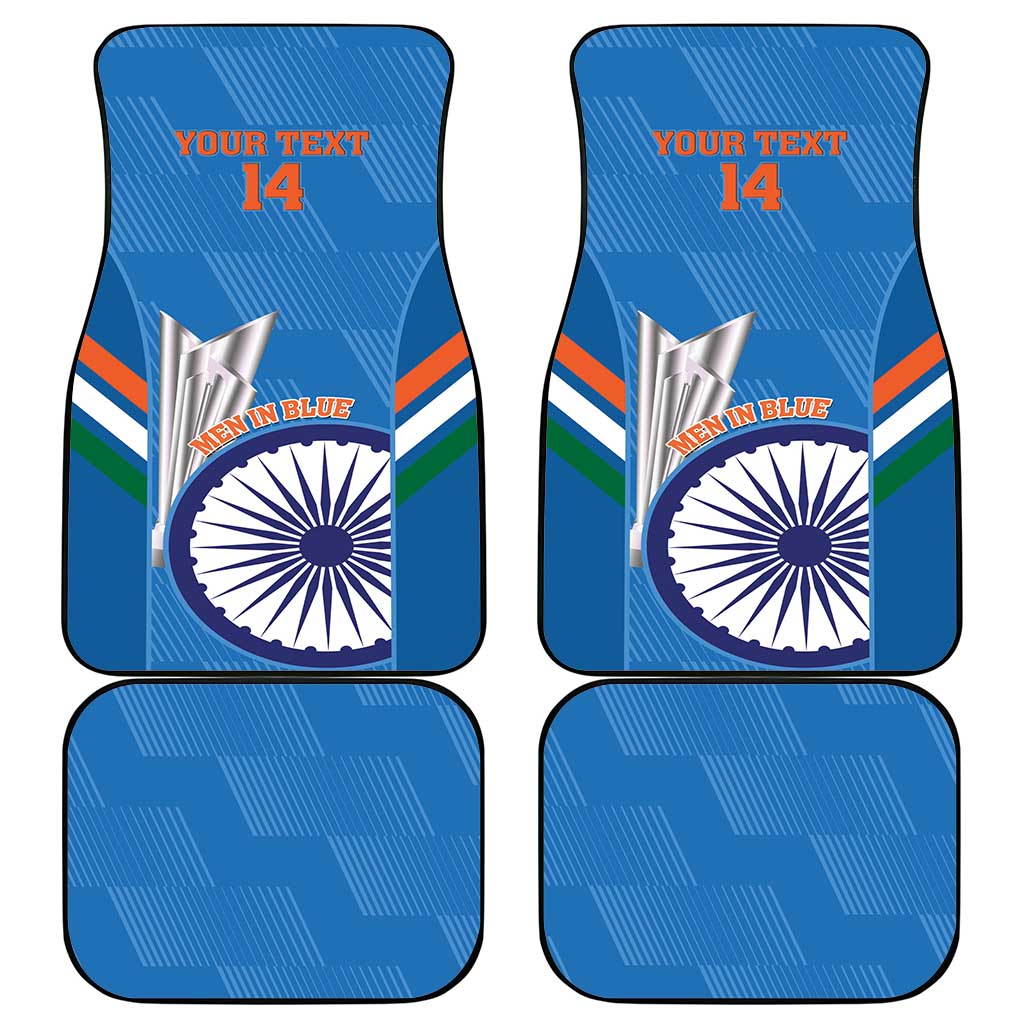 Custom India Cricket Car Mats 2nd Champions World Cup Men In Blue - Wonder Print Shop