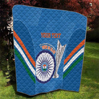 Custom India Cricket Quilt 2nd Champions World Cup Men In Blue - Wonder Print Shop