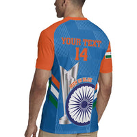 Custom India Cricket Rugby Jersey 2nd Champions World Cup Men In Blue - Wonder Print Shop