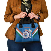 Custom India Cricket Shoulder Handbag 2nd Champions World Cup Men In Blue