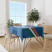 Custom India Cricket Tablecloth 2nd Champions World Cup Men In Blue - Wonder Print Shop