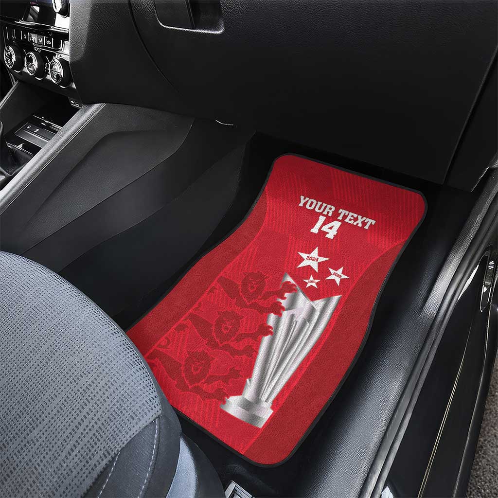 Custom England Cricket Car Mats 3rd Champions World Cup Proud - Wonder Print Shop