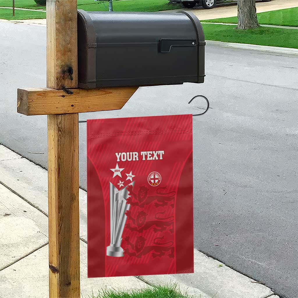 Custom England Cricket Garden Flag 3rd Champions World Cup Proud - Wonder Print Shop