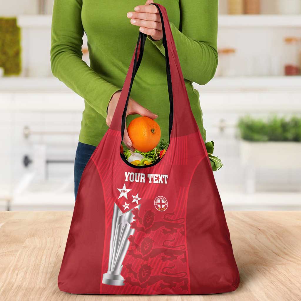 Custom England Cricket Grocery Bag 3rd Champions World Cup Proud
