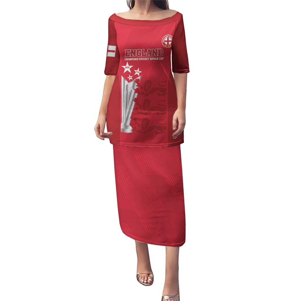 Custom England Cricket Puletasi 3rd Champions World Cup Proud - Wonder Print Shop