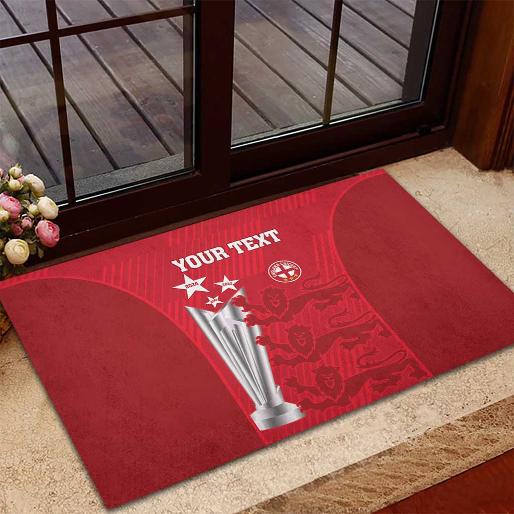 Custom England Cricket Rubber Doormat 3rd Champions World Cup Proud - Wonder Print Shop