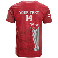 Custom England Cricket T Shirt 3rd Champions World Cup Proud - Wonder Print Shop