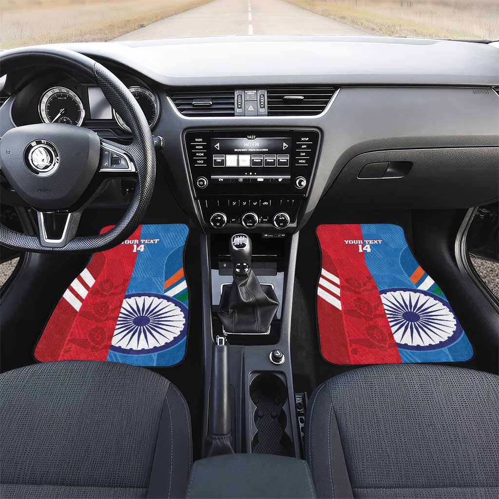 Custom India And England Cricket Car Mats 2024 Together Dynamic Version - Wonder Print Shop