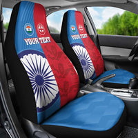 Custom India And England Cricket Car Seat Cover 2024 Together Dynamic Version - Wonder Print Shop
