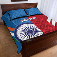 Custom India And England Cricket Quilt Bed Set 2024 Together Dynamic Version - Wonder Print Shop