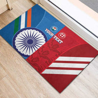 Custom India And England Cricket Rubber Doormat 2024 Together Dynamic Version - Wonder Print Shop