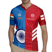 Custom India And England Cricket Rugby Jersey 2024 Together Dynamic Version - Wonder Print Shop