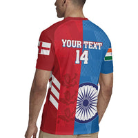 Custom India And England Cricket Rugby Jersey 2024 Together Dynamic Version - Wonder Print Shop