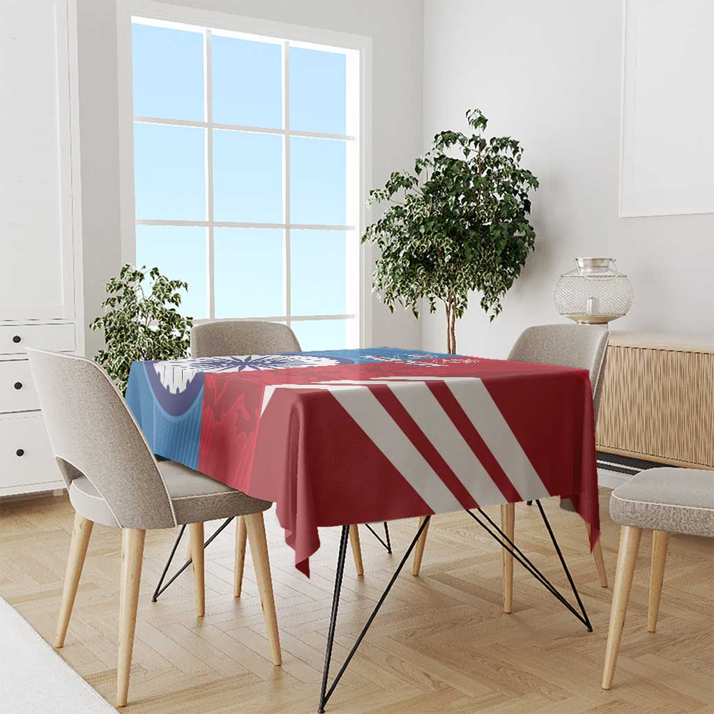 Custom India And England Cricket Tablecloth 2024 Together Dynamic Version - Wonder Print Shop