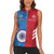 Custom India And England Cricket Women Sleeveless Polo Shirt 2024 Together Dynamic Version - Wonder Print Shop