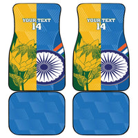 Custom India And South Africa Cricket Car Mats 2024 Together Dynamic Version - Wonder Print Shop