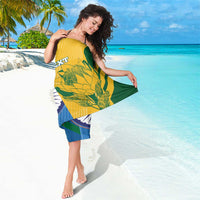 Custom India And South Africa Cricket Sarong 2024 Together Dynamic Version - Wonder Print Shop