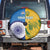 Custom India And South Africa Cricket Spare Tire Cover 2024 Together Dynamic Version - Wonder Print Shop