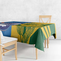Custom India And South Africa Cricket Tablecloth 2024 Together Dynamic Version - Wonder Print Shop