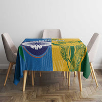 Custom India And South Africa Cricket Tablecloth 2024 Together Dynamic Version - Wonder Print Shop